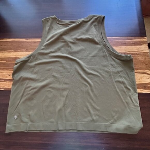 Athleta Olive Green Muscle Tee - Picture 7 of 8